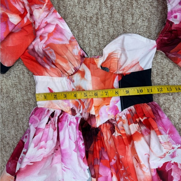 ASOS LUXE ONE SHOULDER COTTON DRESS WITH CORSET DETAIL Size 2. #331 - Picture 13 of 14